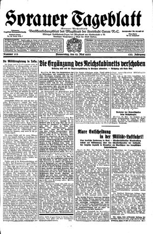 Sorauer Tageblatt vom 19.05.1932