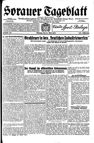 Sorauer Tageblatt vom 23.05.1932
