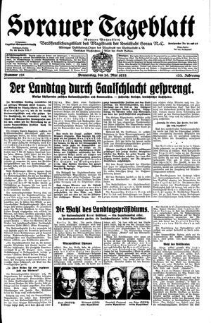 Sorauer Tageblatt vom 26.05.1932