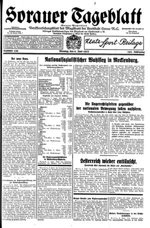 Sorauer Tageblatt vom 06.06.1932