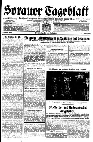 Sorauer Tageblatt vom 16.06.1932