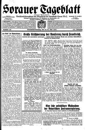 Sorauer Tageblatt vom 18.06.1932