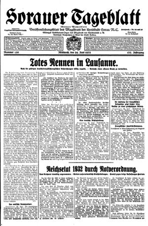 Sorauer Tageblatt vom 29.06.1932