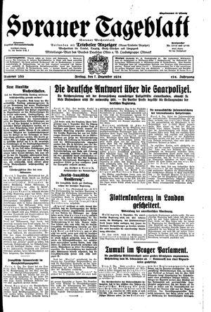 Sorauer Tageblatt on Dec 7, 1934
