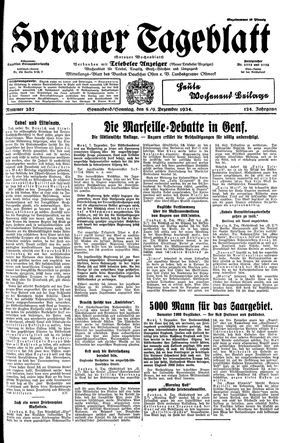Sorauer Tageblatt on Dec 8, 1934
