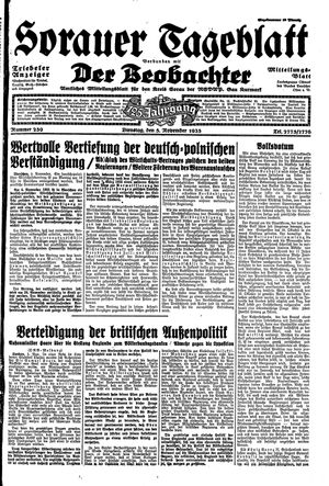 Sorauer Tageblatt vom 05.11.1935