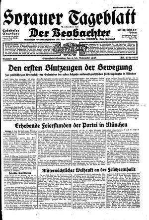Sorauer Tageblatt vom 09.11.1935