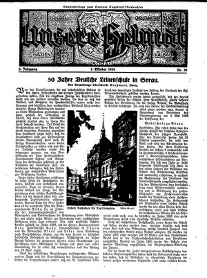 Sorauer Tageblatt vom 01.10.1936