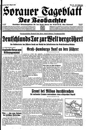 Sorauer Tageblatt on Apr 2, 1937