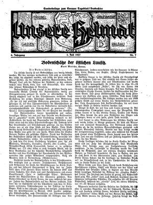 Sorauer Tageblatt vom 01.07.1937