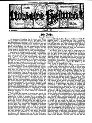 Sorauer Tageblatt vom 01.08.1937
