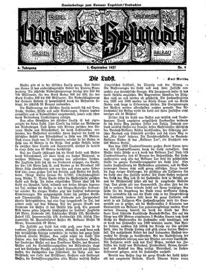 Sorauer Tageblatt vom 01.09.1937