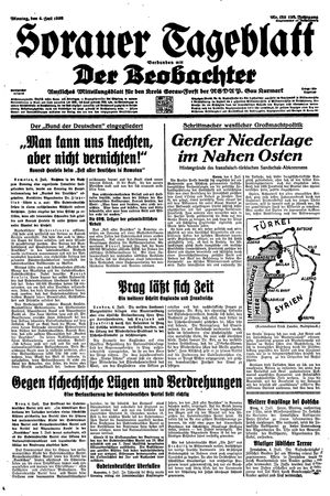 Sorauer Tageblatt vom 04.07.1938