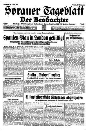 Sorauer Tageblatt vom 06.07.1938