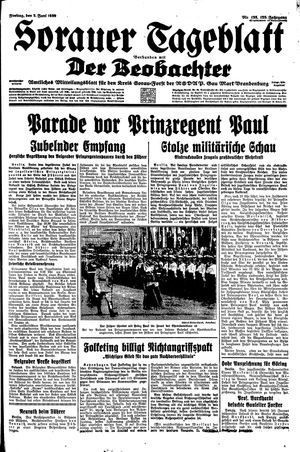 Sorauer Tageblatt vom 02.06.1939