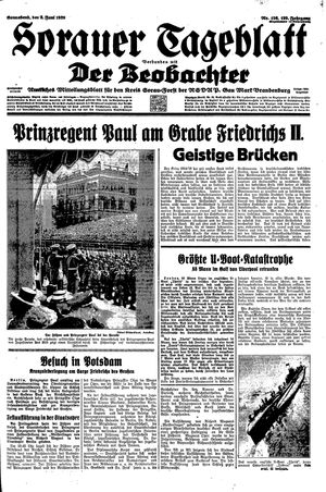 Sorauer Tageblatt vom 03.06.1939