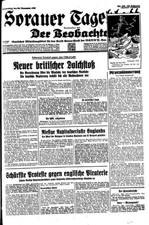 Sorauer Tageblatt vom 30.11.1939