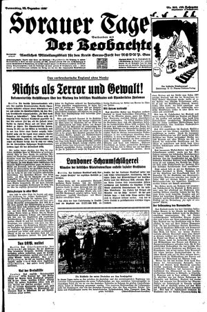 Sorauer Tageblatt vom 28.12.1939