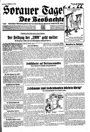 Sorauer Tageblatt vom 09.02.1940