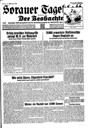 Sorauer Tageblatt on Feb 12, 1940