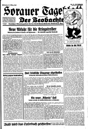 Sorauer Tageblatt vom 27.03.1940