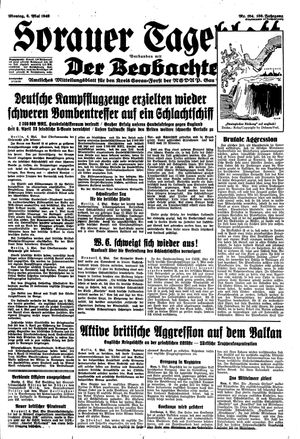 Sorauer Tageblatt vom 06.05.1940
