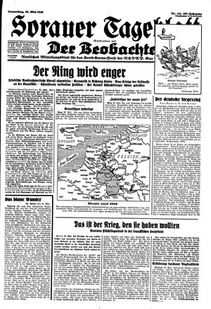 Sorauer Tageblatt vom 23.05.1940