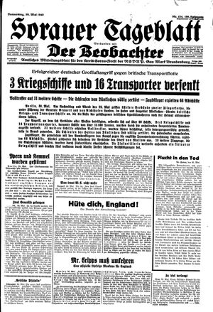 Sorauer Tageblatt vom 30.05.1940