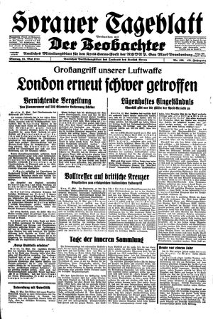 Sorauer Tageblatt vom 12.05.1941