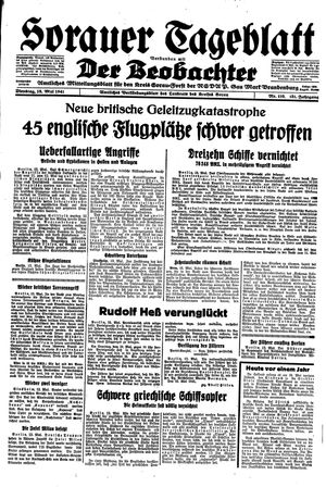 Sorauer Tageblatt vom 13.05.1941