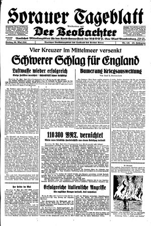 Sorauer Tageblatt vom 23.05.1941