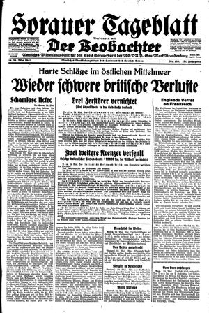 Sorauer Tageblatt vom 24.05.1941