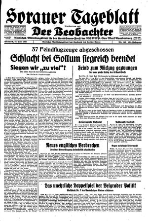 Sorauer Tageblatt on Jun 18, 1941