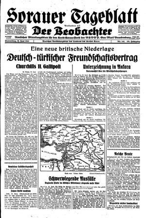 Sorauer Tageblatt vom 19.06.1941