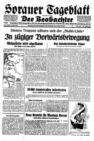Sorauer Tageblatt vom 05.07.1941