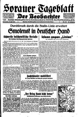 Sorauer Tageblatt vom 19.07.1941
