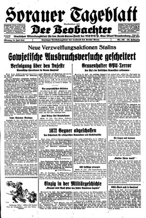 Sorauer Tageblatt vom 21.07.1941