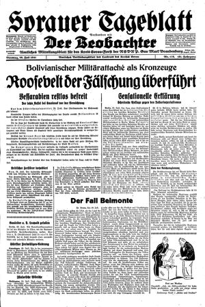Sorauer Tageblatt vom 29.07.1941