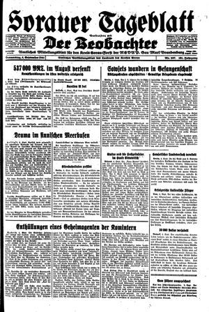 Sorauer Tageblatt vom 04.09.1941