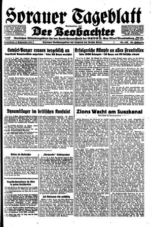 Sorauer Tageblatt vom 06.09.1941