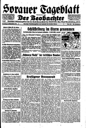 Sorauer Tageblatt vom 09.09.1941