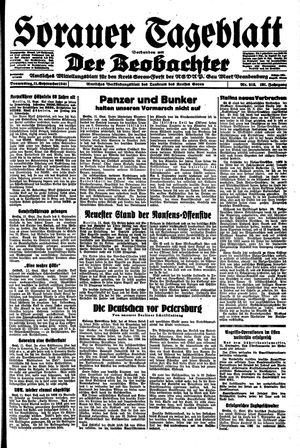 Sorauer Tageblatt vom 11.09.1941