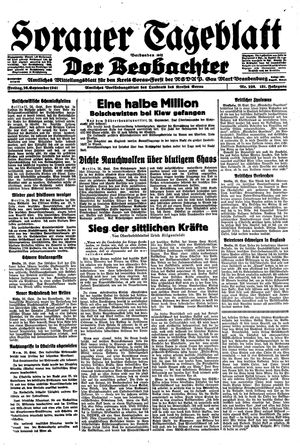 Sorauer Tageblatt vom 26.09.1941