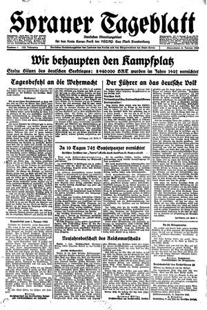 Sorauer Tageblatt vom 02.01.1943
