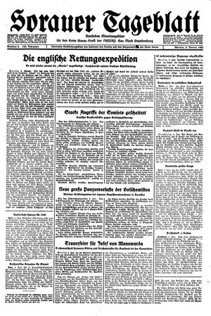 Sorauer Tageblatt vom 04.01.1943