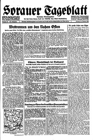 Sorauer Tageblatt vom 15.01.1943