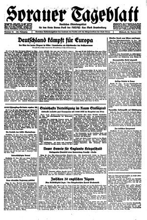 Sorauer Tageblatt vom 20.01.1943