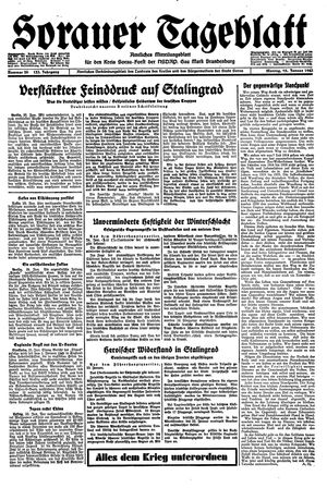 Sorauer Tageblatt vom 25.01.1943