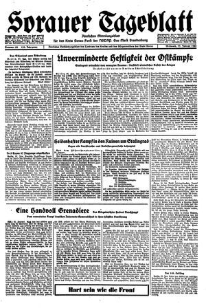 Sorauer Tageblatt vom 27.01.1943