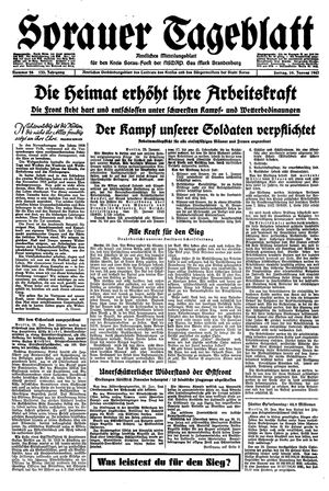 Sorauer Tageblatt vom 29.01.1943